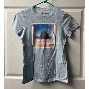 The Goonies T Shirt Juniors  Small Blue Short  Sleeved Crew Neck